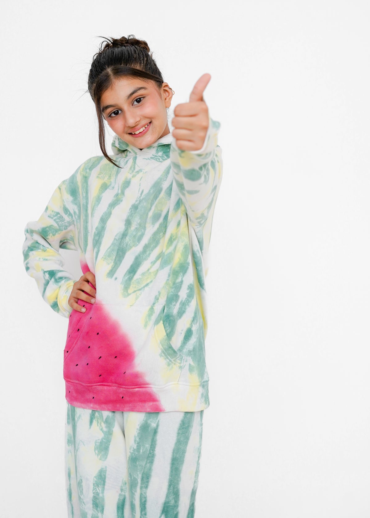 DYED WASHED HOODIE SUIT