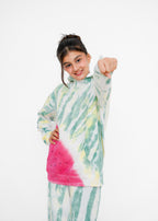 DYED WASHED HOODIE SUIT