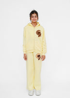 CHENILLE EMB HOODIE SUIT