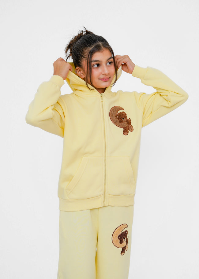 CHENILLE EMB HOODIE SUIT Main Image