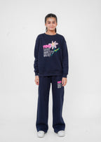 PUFF PRINT SWEAT SUIT