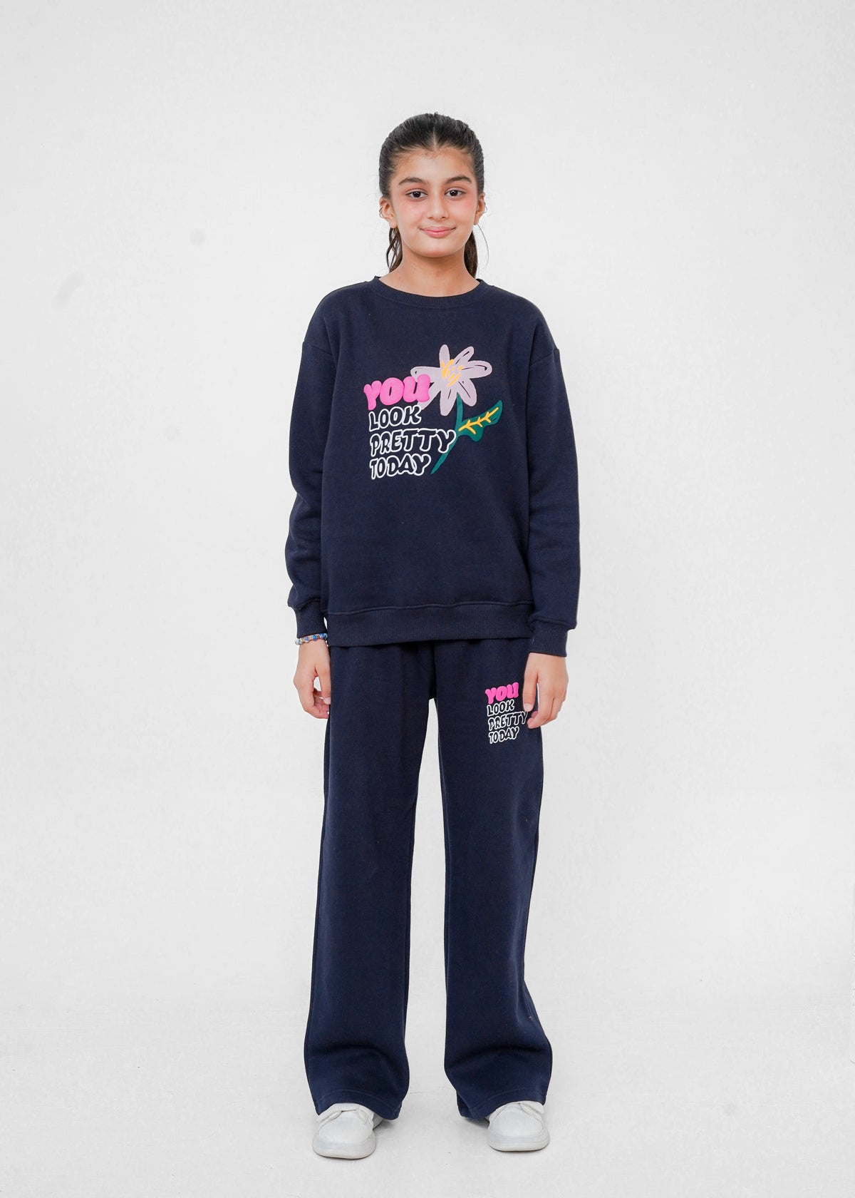PUFF PRINT SWEAT SUIT