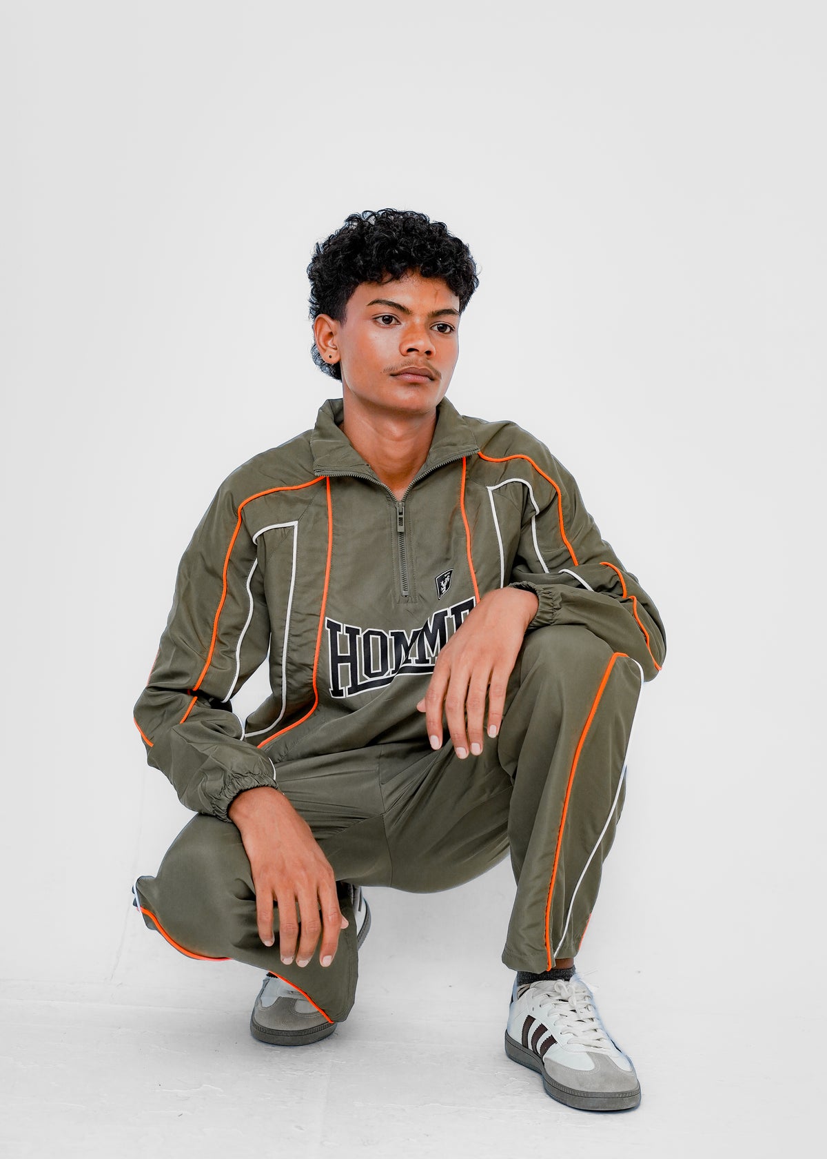 CONTRAST TRIM PRINTED SET