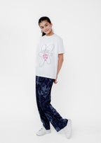 PRINTED TEE AND TROUSER