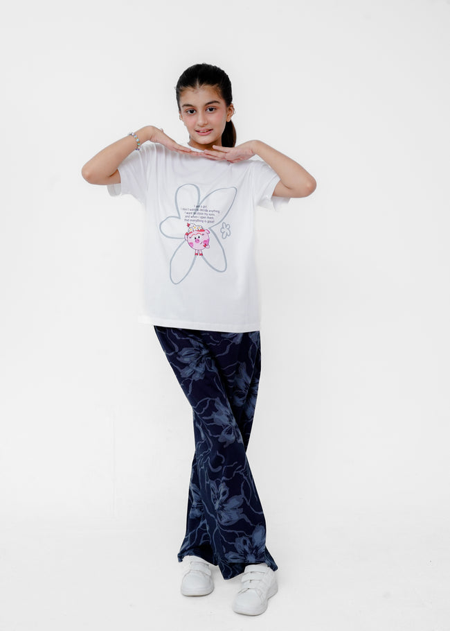 PRINTED TEE AND TROUSER Hover Image